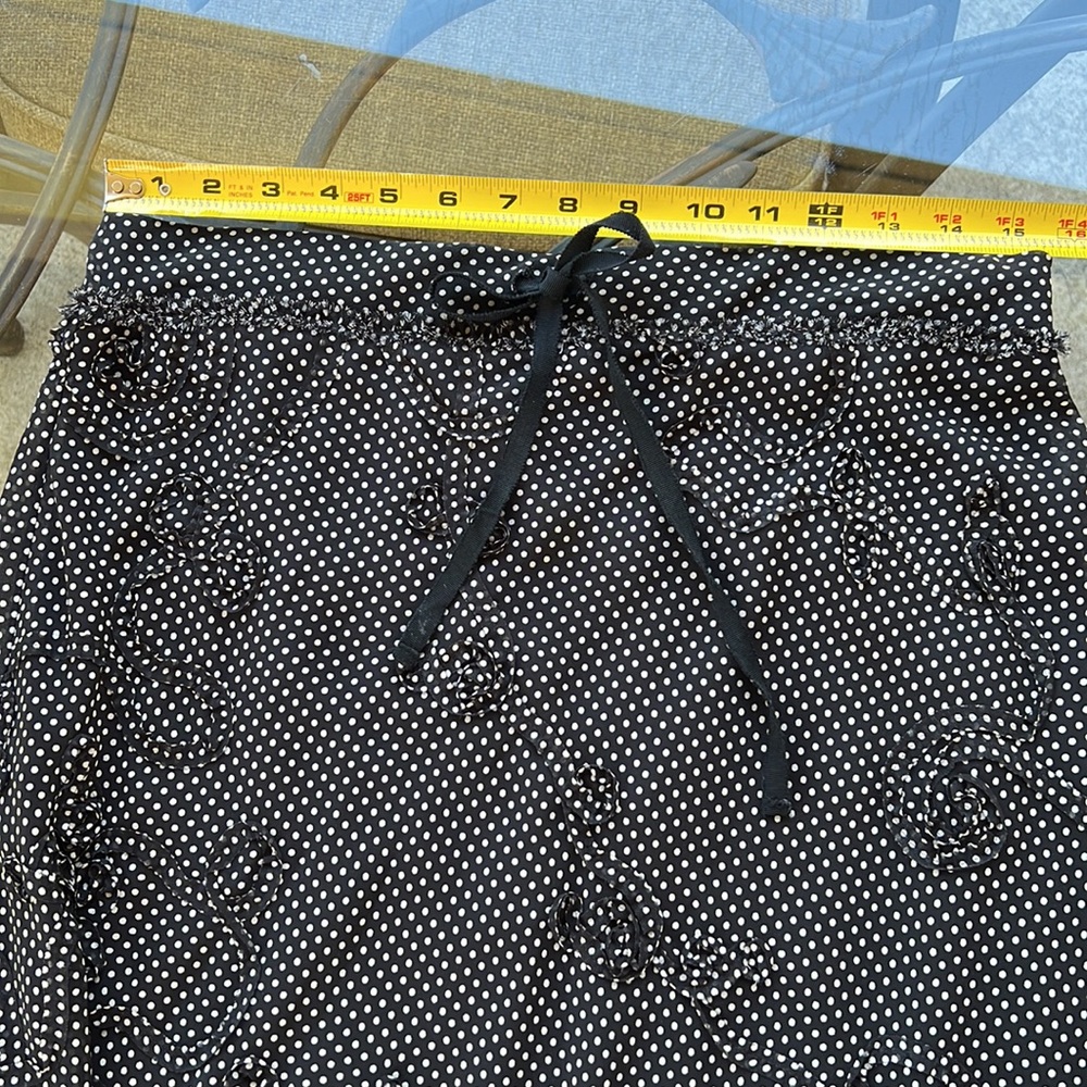 Max Studio women’s polka dot miniskirt blk&white fully lined medium - Picture 9 of 17